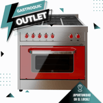 Cocina Vintage 900 CP - fron sup - roja - reja2outlet