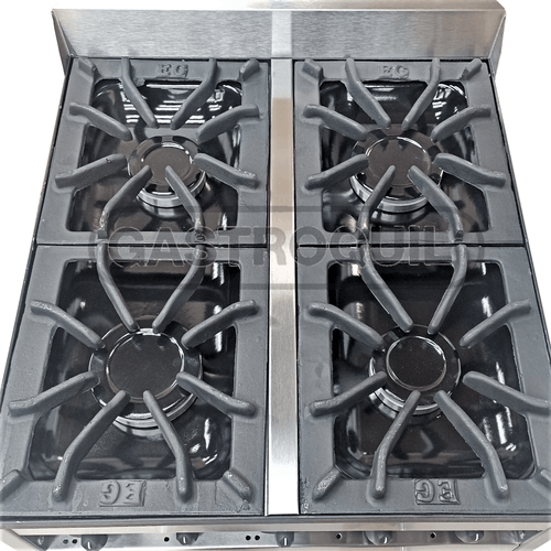 Cocina Industrial Enrique Garcia | 57cm | 4 H | Acero Brillante