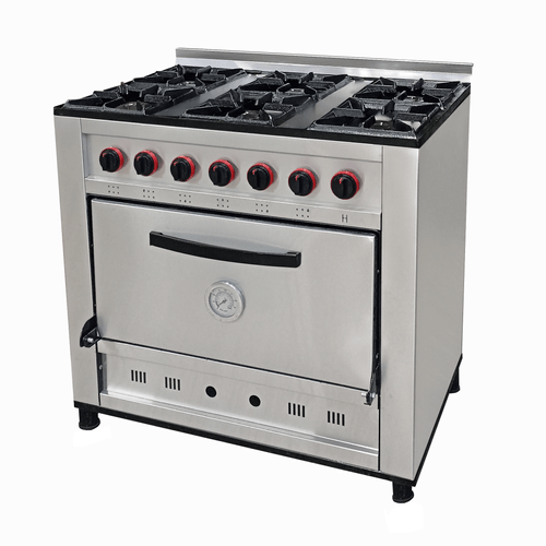 Cocina Industrial Calabro | Mod 16 | 6 hornallas